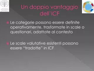 un doppio vantaggio dell icf