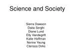 Science and Society - slide 1