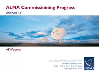 ALMA Commissioining Progress