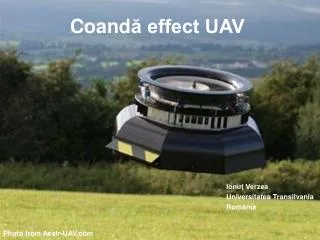 Coand ? effect UAV