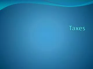 taxes