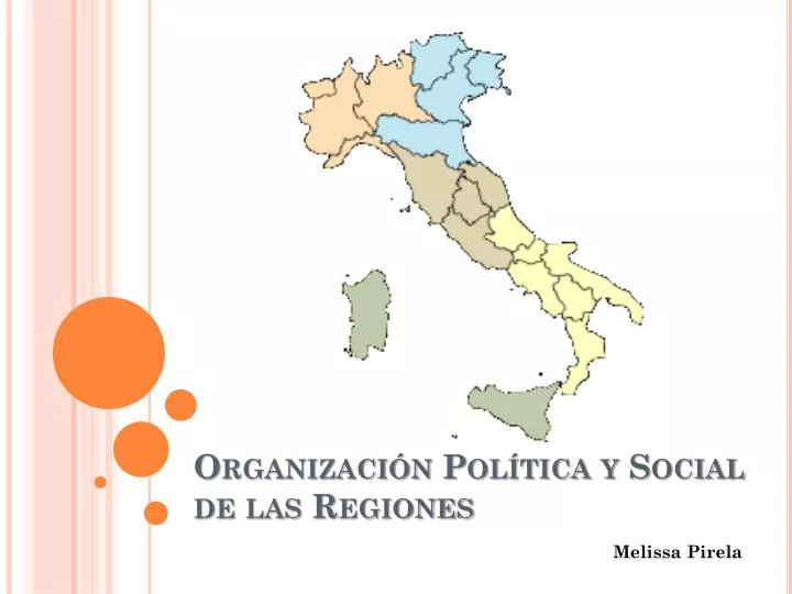 organizaci n pol tica y social de las regiones