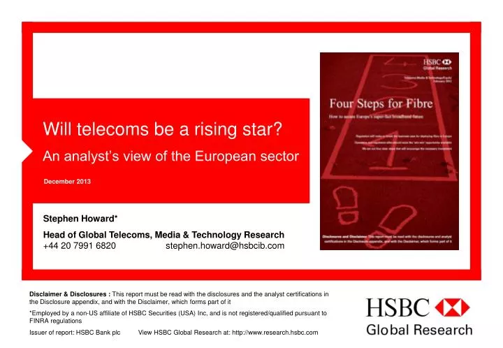 will telecoms be a rising star an analyst s view of the european sector