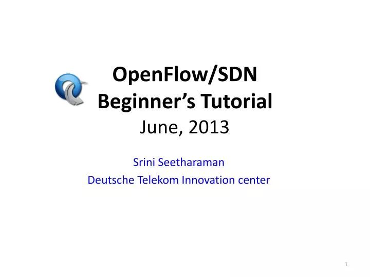 openflow sdn beginner s tutorial june 2013