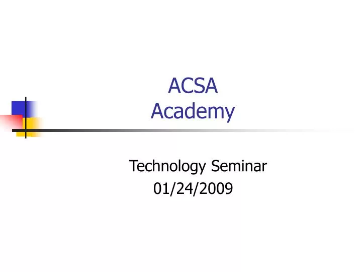 acsa academy
