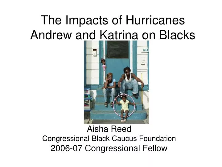 the impacts of hurricanes andrew and katrina on blacks