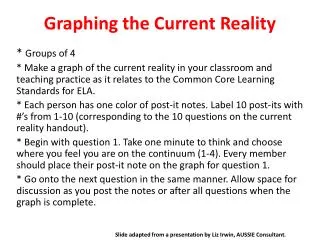 Graphing the Current Reality