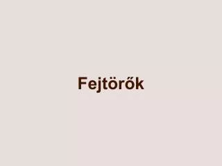 fejt r k