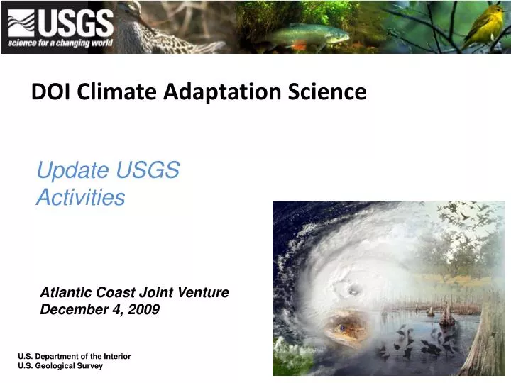 doi climate adaptation science