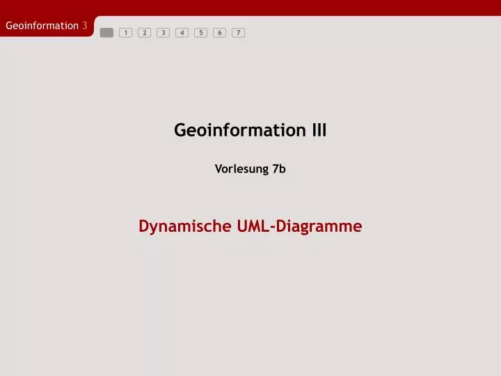 geoinformation iii