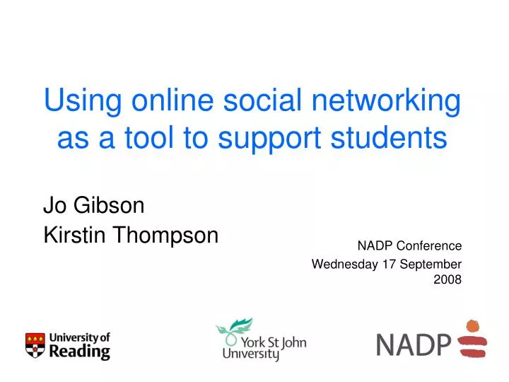 using online social networking as a tool to support students