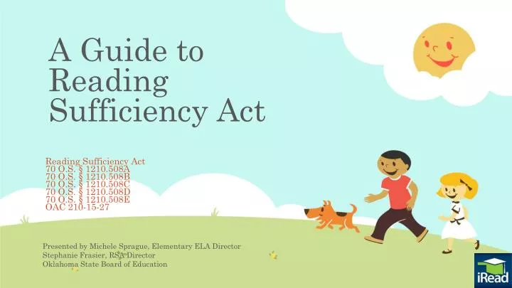 a guide to reading sufficiency act