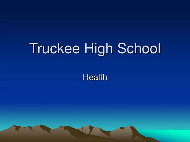 truckee high school
