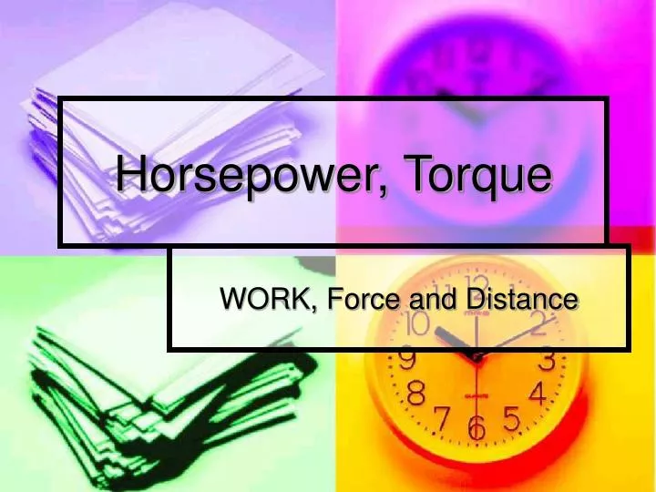 horsepower torque