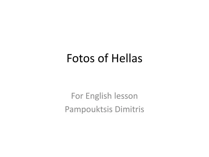 fotos of hellas