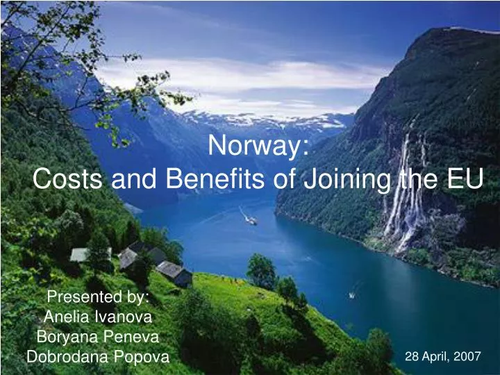 norway costs and benefits of joining the eu