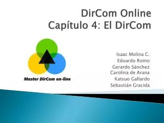 dircom online cap tulo 4 el dircom