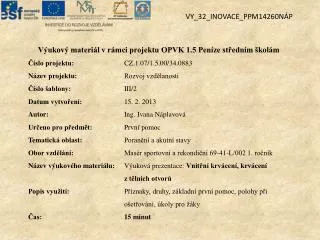 vy 32 inovace ppm14260n p