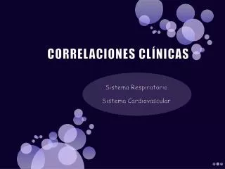 correlaciones cl nicas