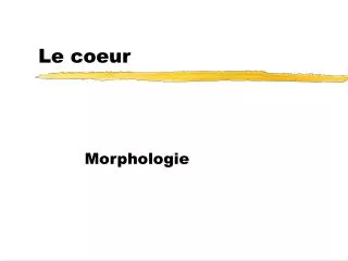 le coeur