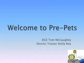 Welcome to Pre-Pets
