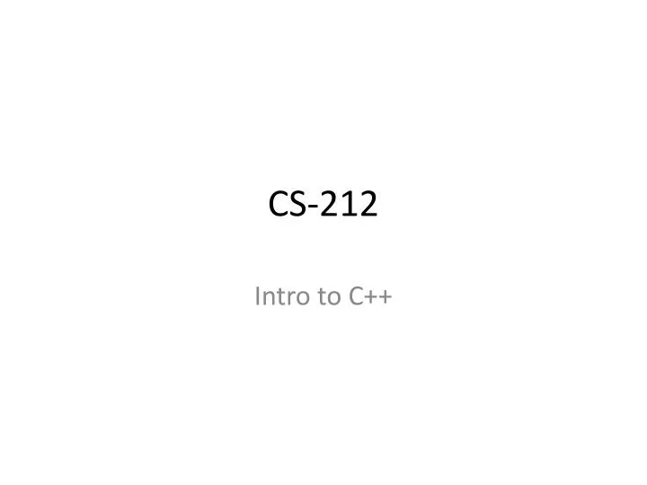 cs 212