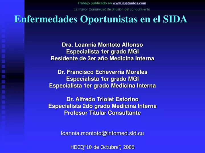 enfermedades oportunistas en el sida