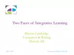 Two Faces of Integrative Learning - slide 1