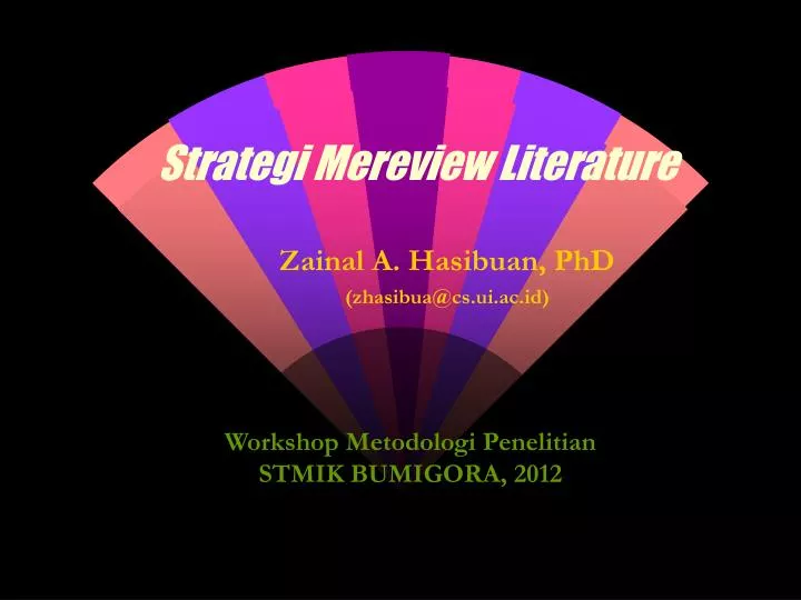 strategi mereview literature