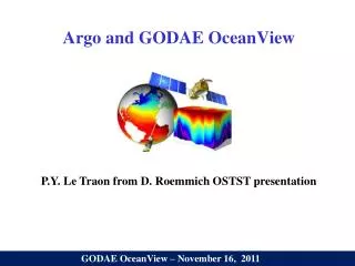 Argo and GODAE OceanView