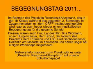begegnungstag 2011