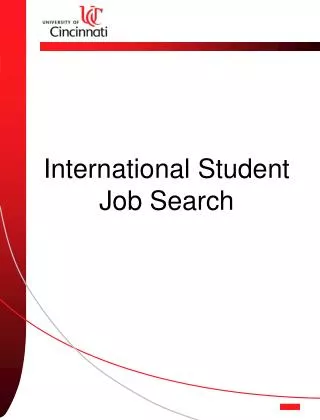 International Student Job Search