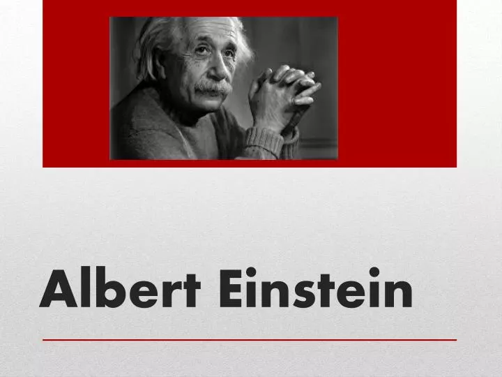 albert einstein