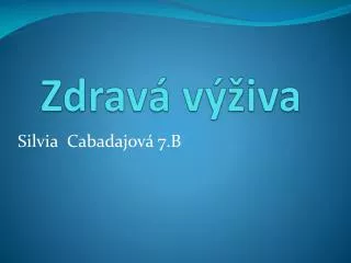 zdrav v iva