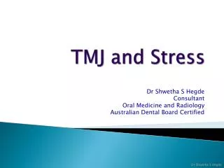 TMJ and Stress