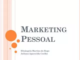 marketing pessoal