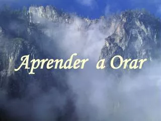 aprender a orar