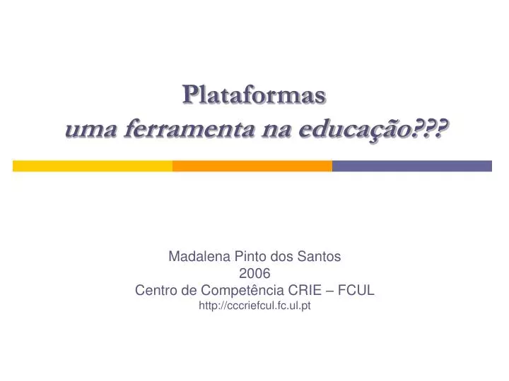 plataformas uma ferramenta na educa o