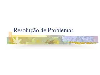 resolu o de problemas