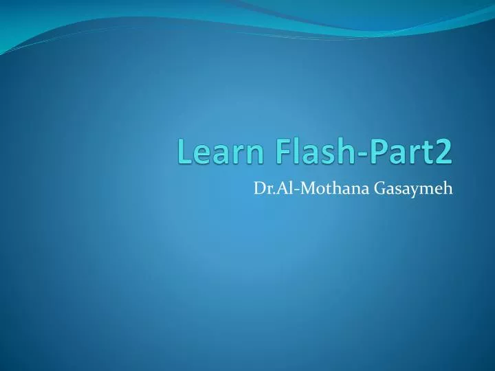 learn flash part2