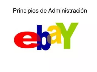 principios de administraci n