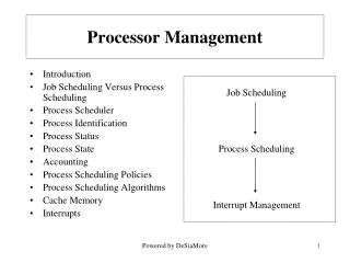 Processor Management