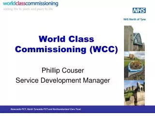 World Class Commissioning (WCC)