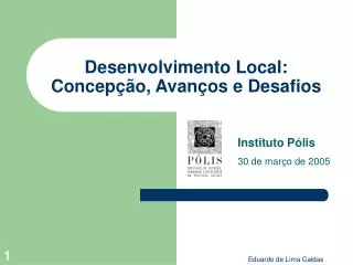 desenvolvimento local concep o avan os e desafios