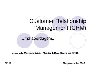 customer relationship management crm