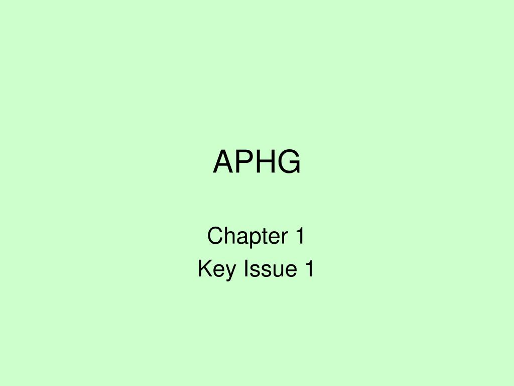 PPT - APHG PowerPoint Presentation, free download - ID:5441193