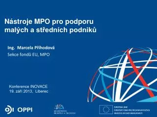 ing marcela p hodov sekce fond eu mpo
