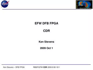 efw dfb fpga cdr