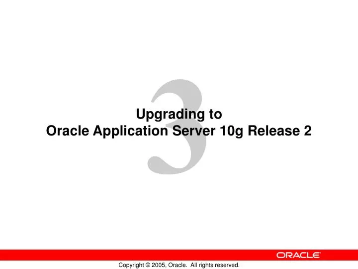 upgrading to oracle application server 10g release 2