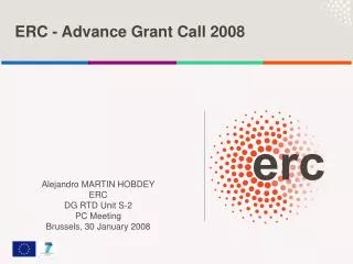 ERC - Advance Grant Call 2008